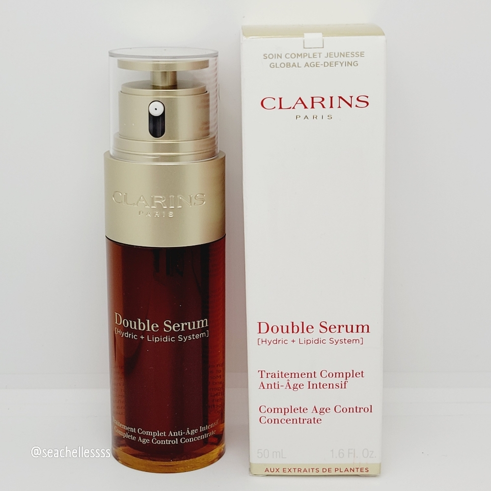 Clarins Double Serum 50 ml 1.6 fl oz Brand New In Box Authentic Full Size
